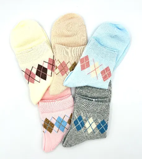 Chaussettes bande Jacquard