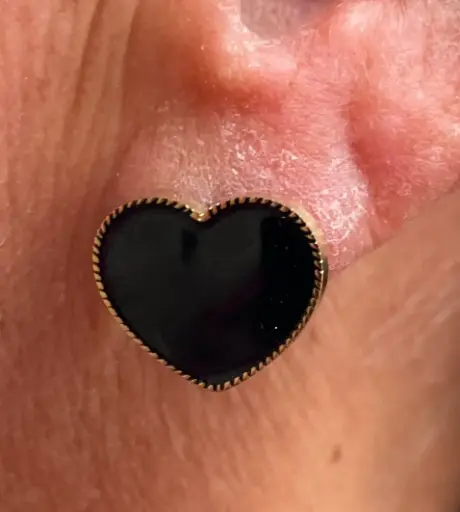 Boucles d'oreilles coeur simple n°228