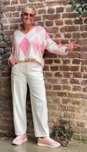 Pantalon poches carrées