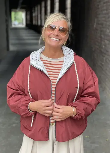 Parka doublure dentelle