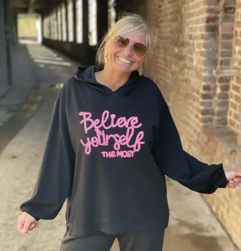 Sweat capuche Believe