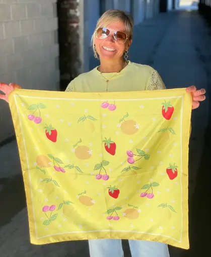 Foulard carré Tutti Frutti