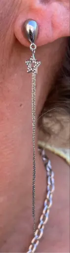 Boucles d'oreilles Etoile Filante n°236