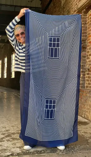 Foulard Lignes rectangles