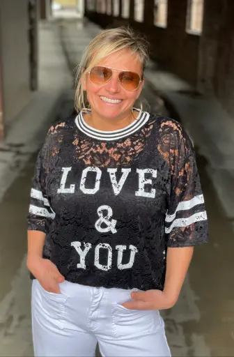 Vareuse dentelle LOVE & YOU