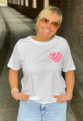 T-shirt Coeur Léo