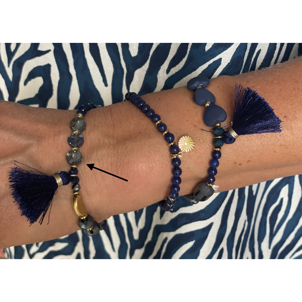 Bracelet fève pompon n°138