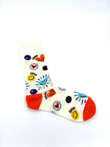 Chaussettes Smiley soleil