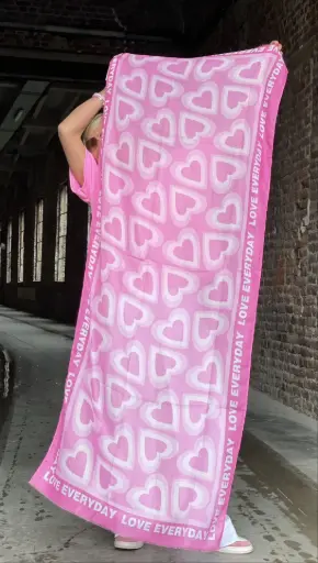 Foulard Coeurs Love everyday
