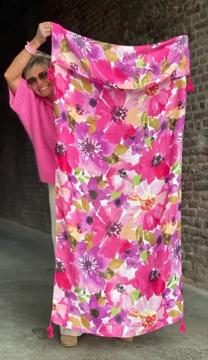 Foulard Big flowers