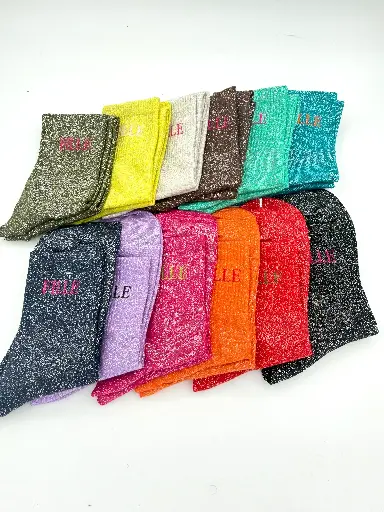 Chaussettes Paillettes FILLE D'AMOUR Démarquées