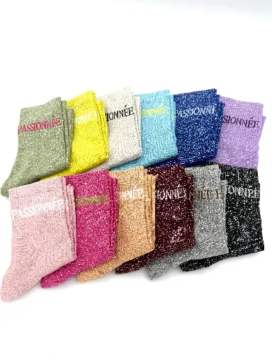 Chaussettes Paillettes PASSIONNEE