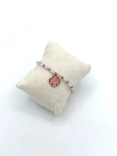 Bracelet Trèfle nacré n°28