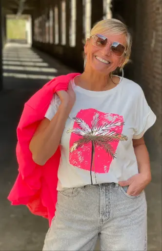 T-shirt Palmier