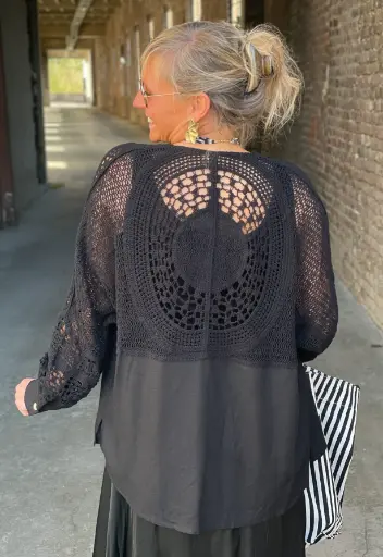 Chemisier manches Macramé