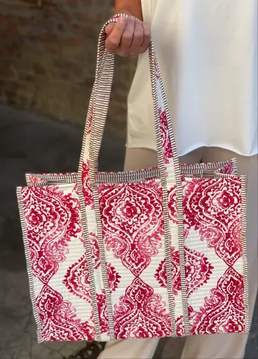 Cabas Médaillons matelassé