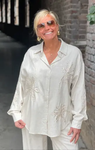 Chemisier BOHO-CHIC sequins