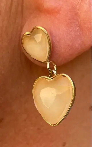 Boucles d'oreilles double Coeur n°