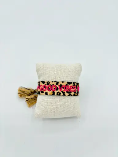Bracelet cordon GOOD VIBES