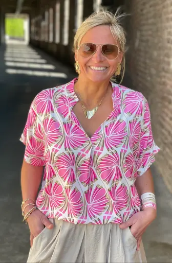 Blouse Eventails