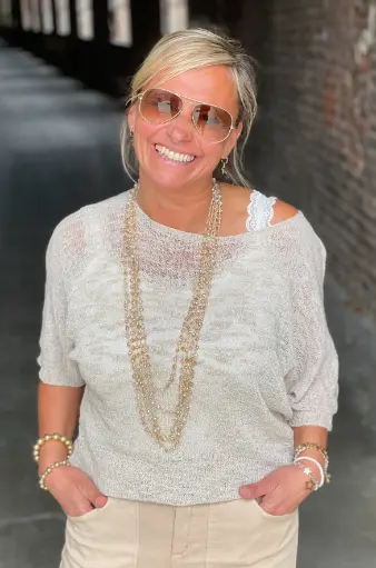 Long collier 5 rangs Quartz