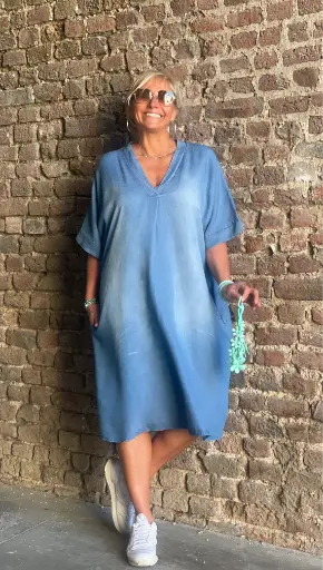 Robe Tencel col V
