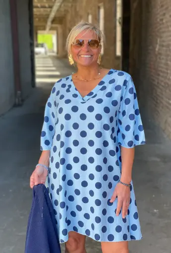 Robe Viscose Pois