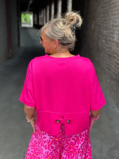 T-shirt Boutons dos