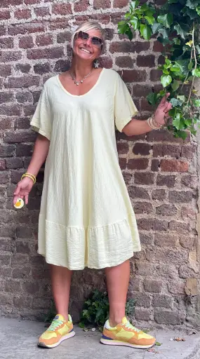 Robe Viscose Volant