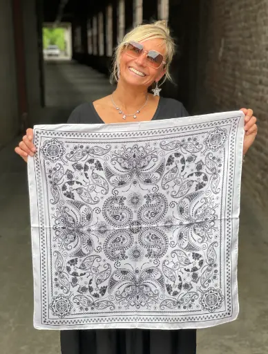 Foulard carré Baroque