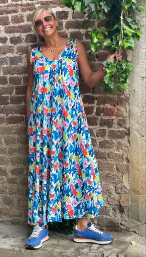 Robe Elsa fleurs