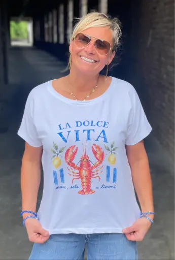T-shirt lobster Dolce Vita