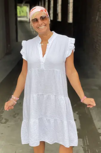 Robe Gaze de Coton volants