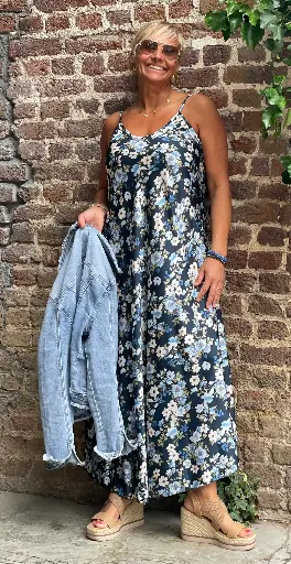 Robe BS grosses fleurs