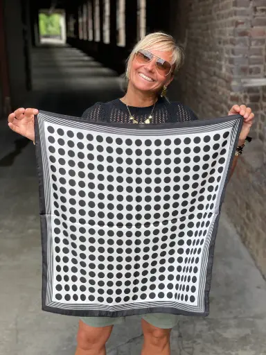 Foulard carré Pastilles