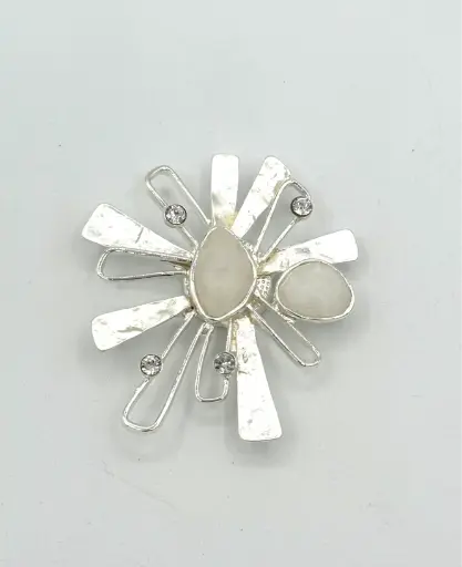 Broche aimant Fleurs Trombones