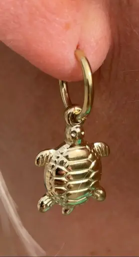 Boucles d'oreilles Anneau Tortue n°267