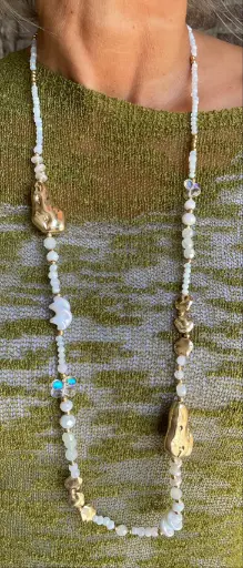 Long collier Pépites