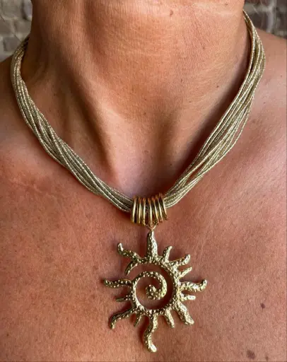 Collier cordons Soleil K1112