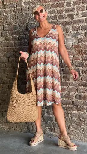 Robe courte Holy Zig-Zag