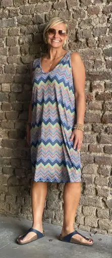 Robe courte Holy Zig-Zag