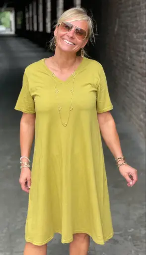 Robe courte t-shirt