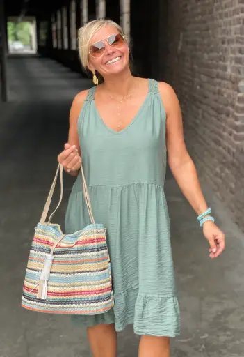 Robe Macramé dos