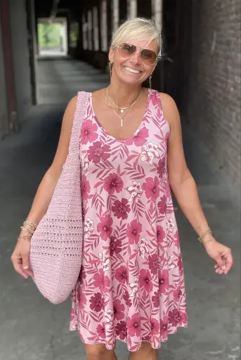 Robe courte Holly V Hawaï