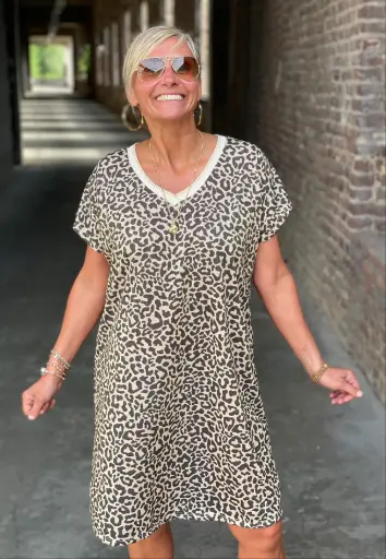 Robe courte Lurex Léo