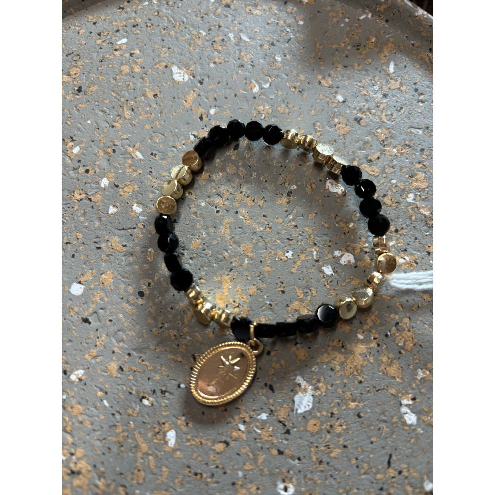 Bracelet plaque dorée n°139