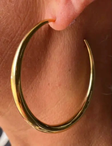 Boucles d'oreilles créoles capitaine n°284