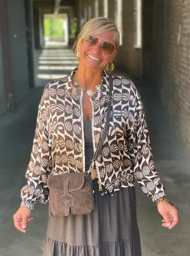 Bombers viscose vintage 