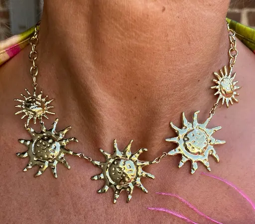 Collier Chaîne Soleil