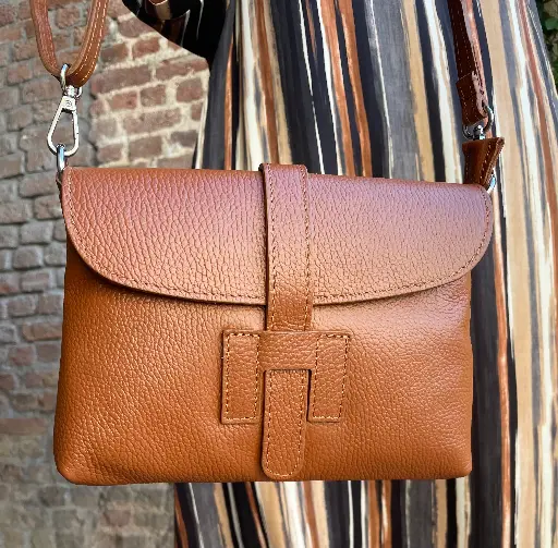 Sac Hermia cuir grainé